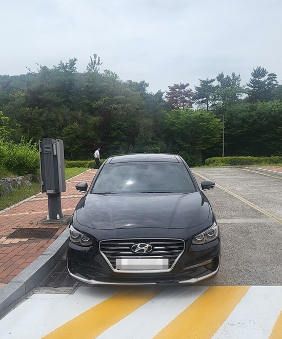 압수된 차량.(제공=부산경찰청)