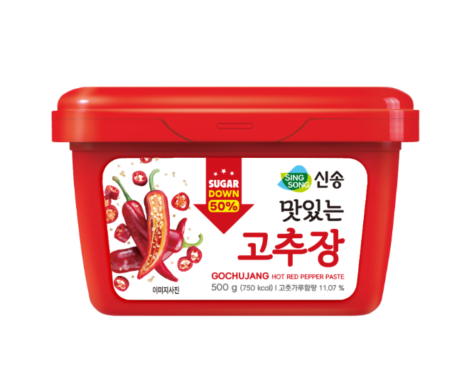 당 함량을 낮춘 맛있는 고추장 이미지.(사진=신송식품)