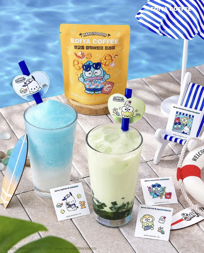 이디야커피-산리오캐릭터즈, 협업 음료 일평균 1만잔 판매 돌파