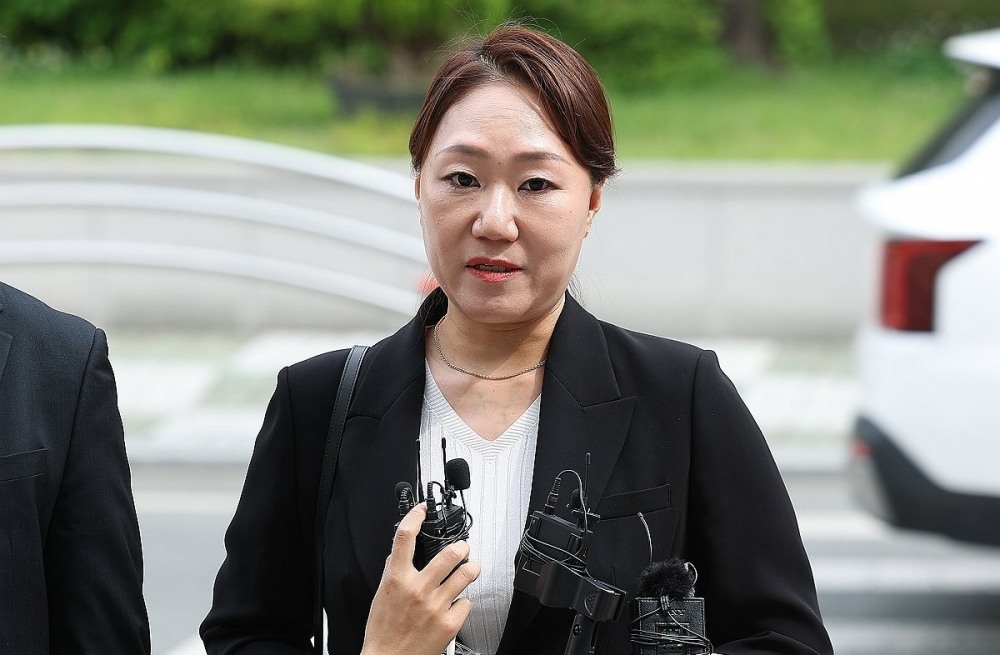 대구경찰청 참고인 조사 출석한 강혜경 씨(사진=연합뉴스)