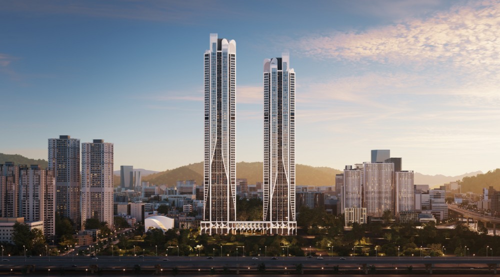 블랑써밋 74 석경 투시도.(사진=대우건설)