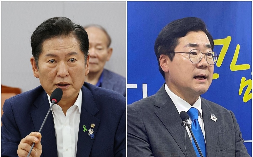 정청래·박찬대 당 대표 후보(사진=연합뉴스)