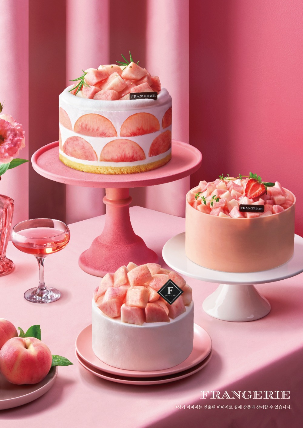 이랜드이츠 프랑제리, 복숭아 시즌 케이크 선보여