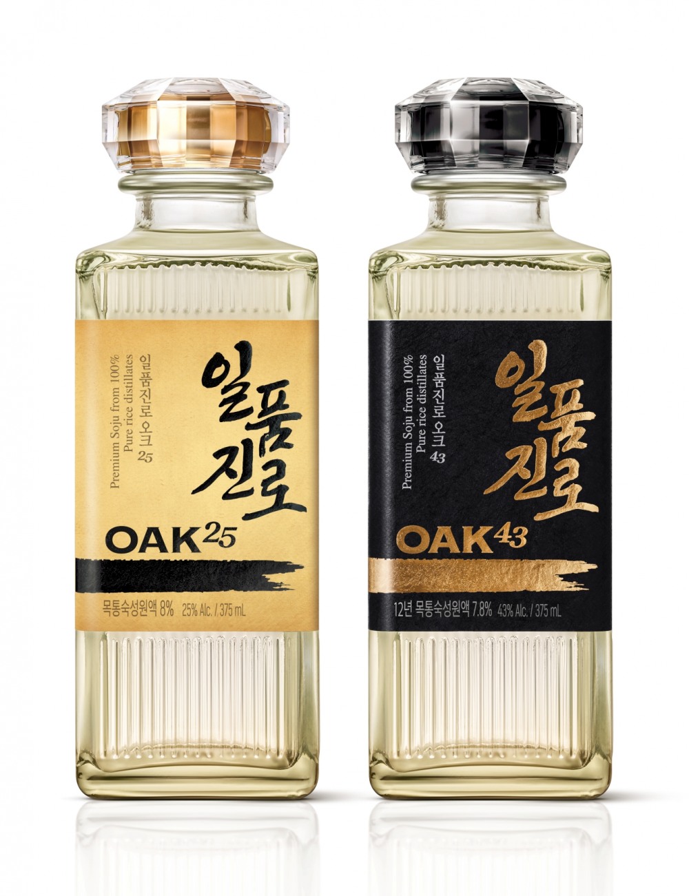 하이트진로, ‘일품진로 오크25·오크43’ 패키지 리뉴얼