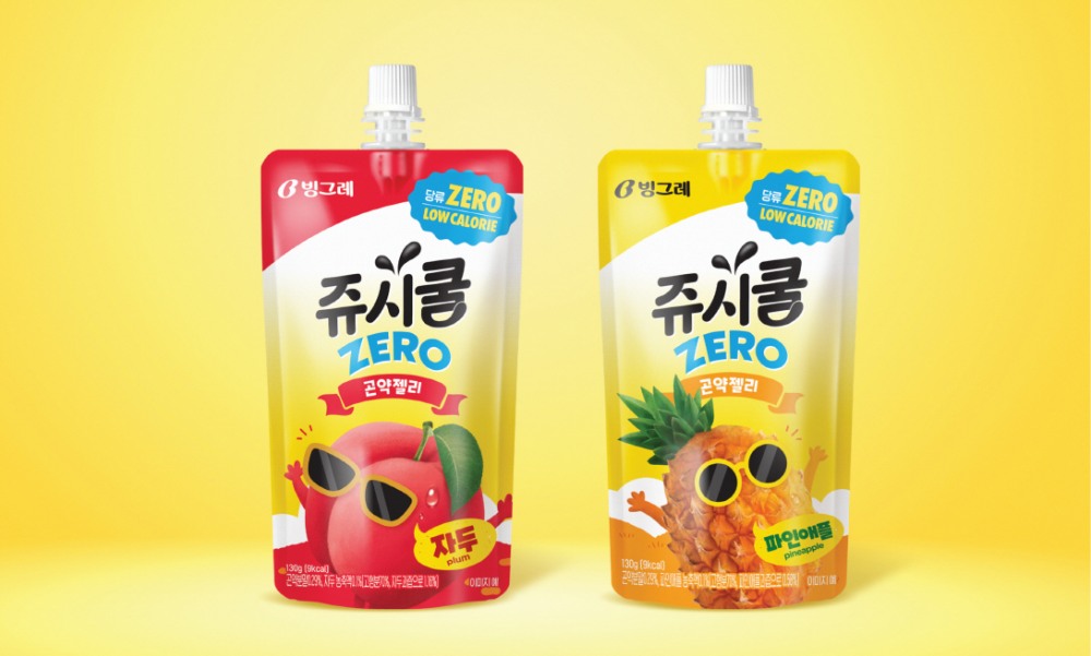 빙그레, 신제품 ‘쥬시쿨 제로 곤약젤리’ 선보여