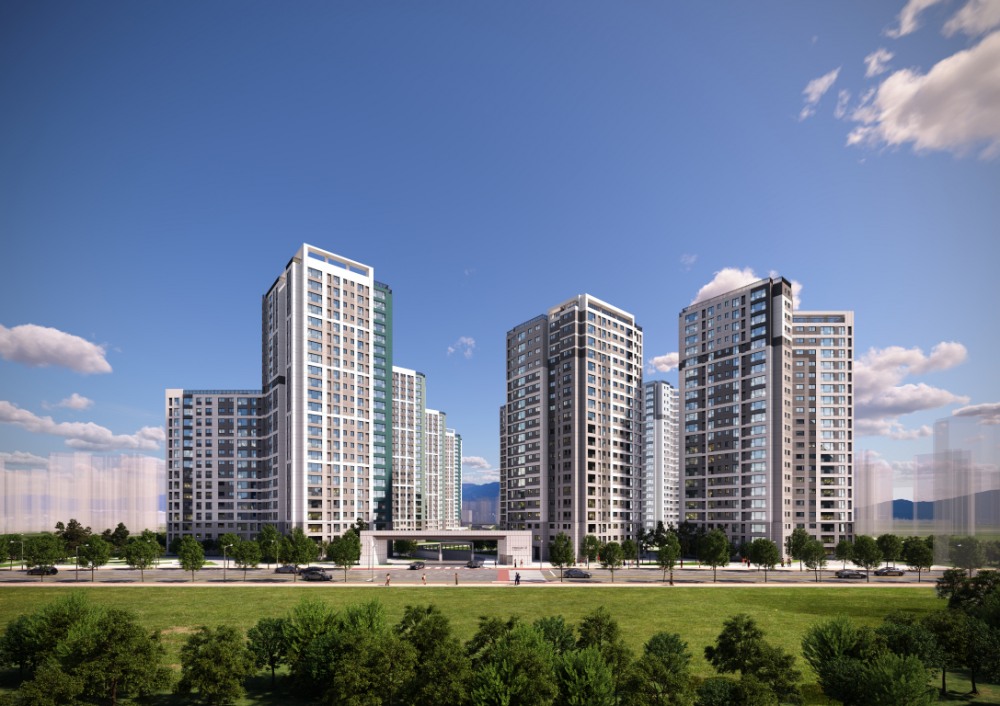 에코델타시티 푸르지오 트레파크 투시도.(사진=대우건설)