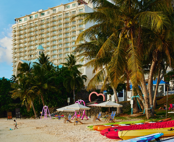 롯데호텔 괌 전경.(사진=롯데호텔 괌)