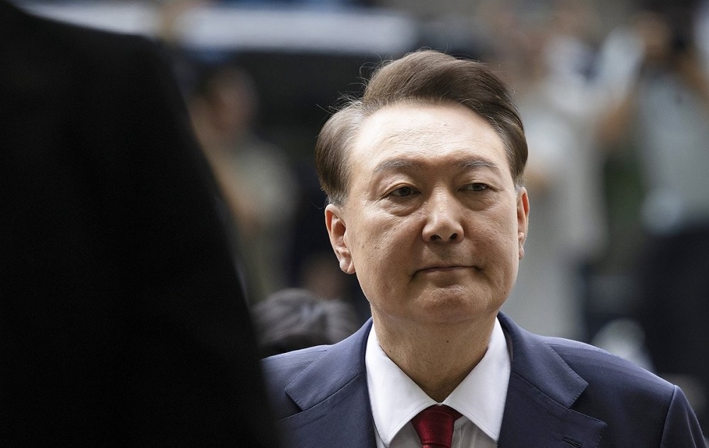 법정으로 향하는 윤석열 전 대통령(사진=연합뉴스)