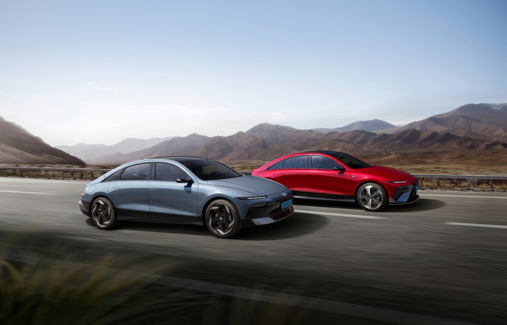 더 뉴 아이오닉 6, 더 뉴 아이오닉 N 라인.(사진=현대자동차)