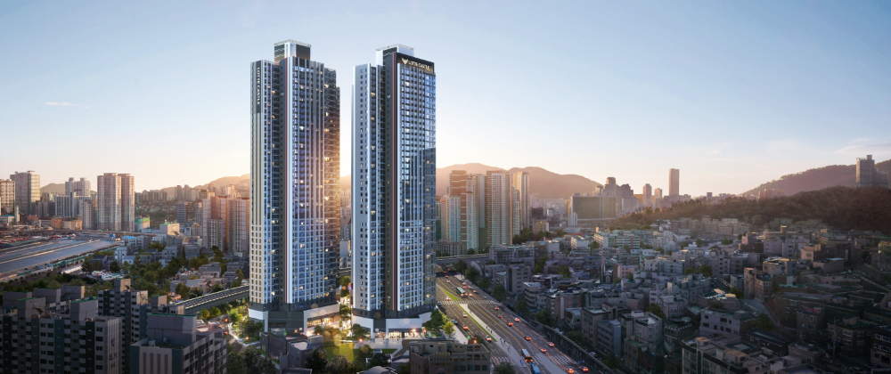 가야역 롯데캐슬 스카이엘 투시도.(사진=롯데건설)