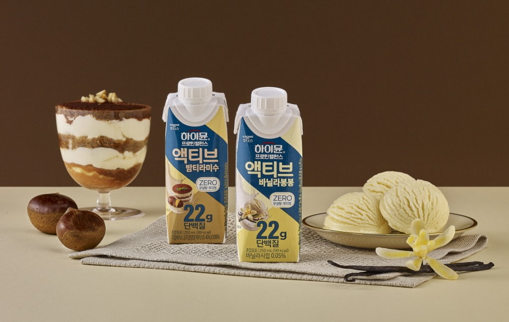 일동후디스, 하이뮨 액티브 ‘밤티라미수·바닐라봉봉’ 신제품 선보여