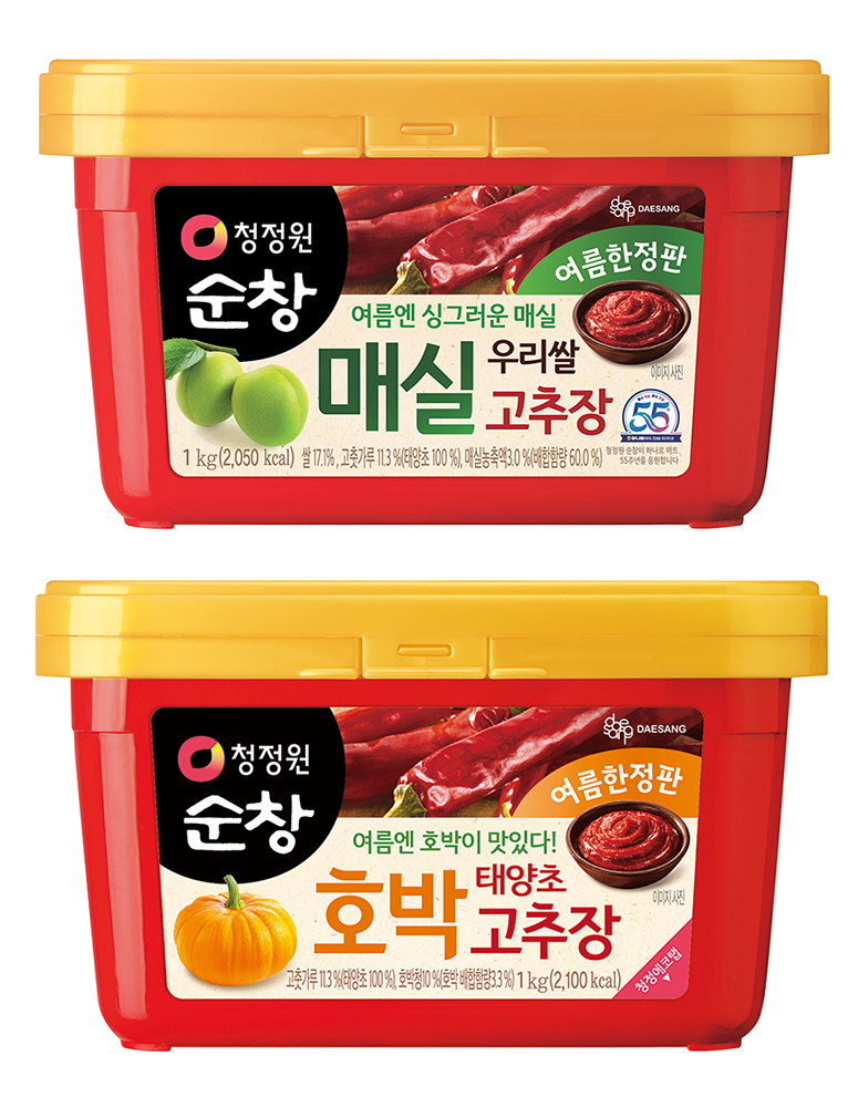 대상 청정원, 여름 한정 고추장 2종 출시