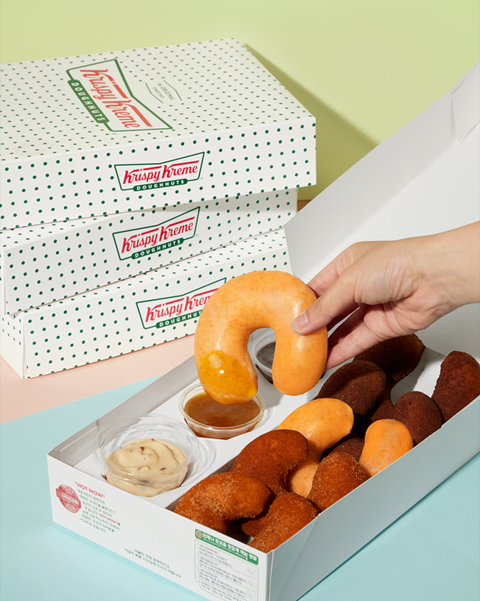 크리스피크림 도넛, ‘픽앤딥(Pick&Dip)’ 3종 선보여