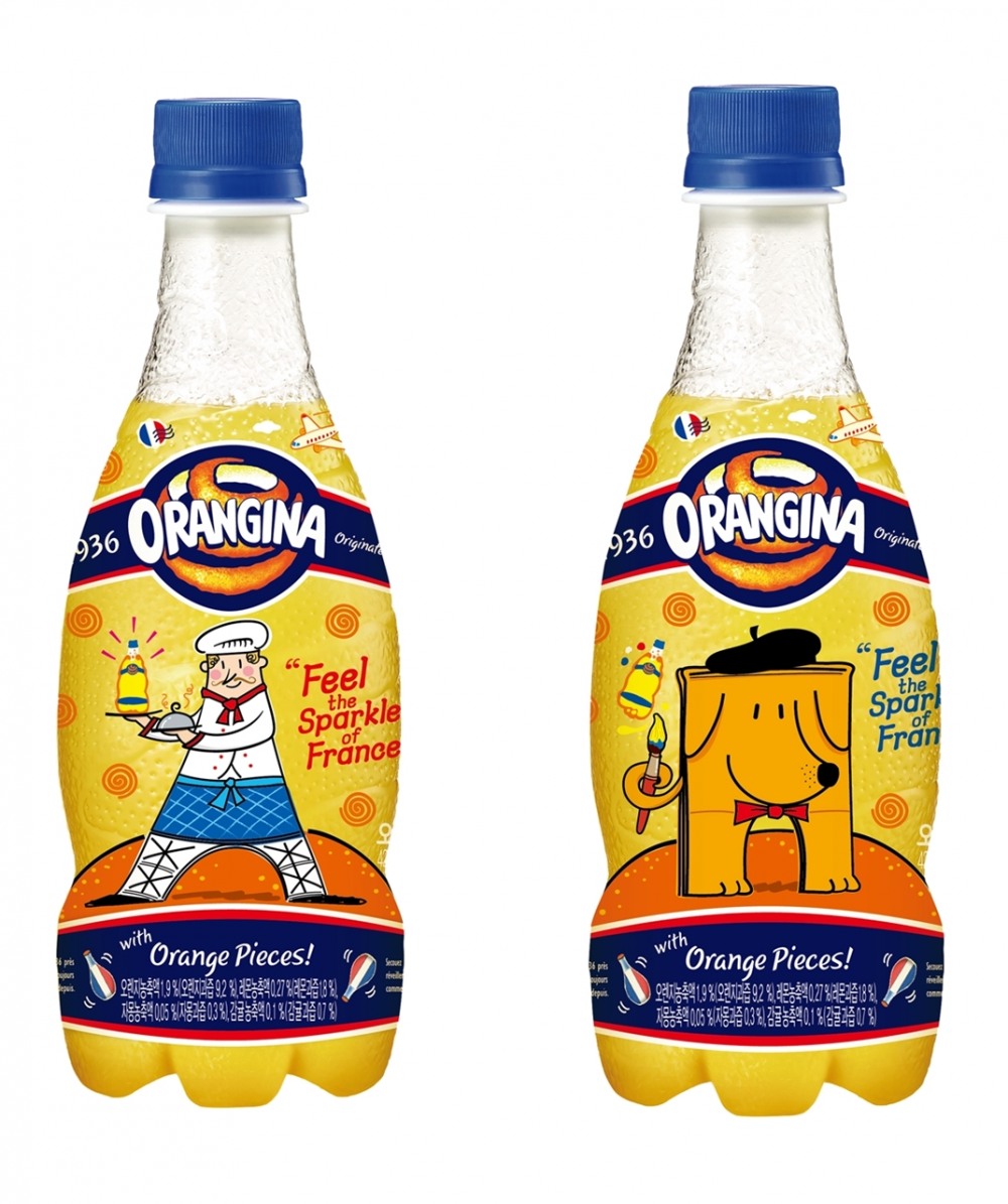 롯데칠성,오랑지나 에디션 2종 선보여