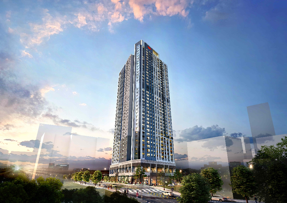 e편한세상 신정 스카이하임 투시도.(사진=DL이앤씨)