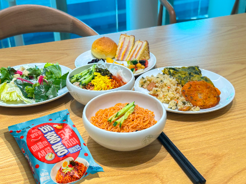 농심, 공항 라운지서 배홍동 메뉴 운영