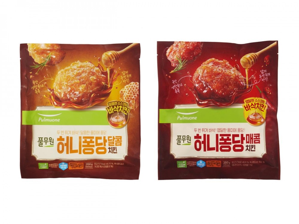풀무원, ‘허니퐁당 치킨’ 2종 선보여