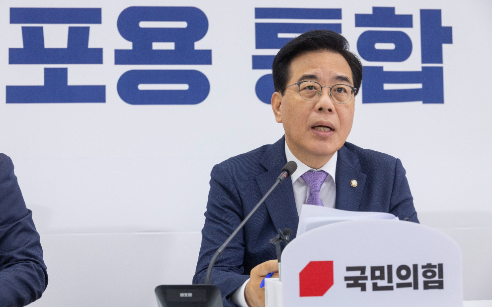 여야 원내대표 회담 제의하는 국민의힘 송언석 비대위원장(사진=연합뉴스)