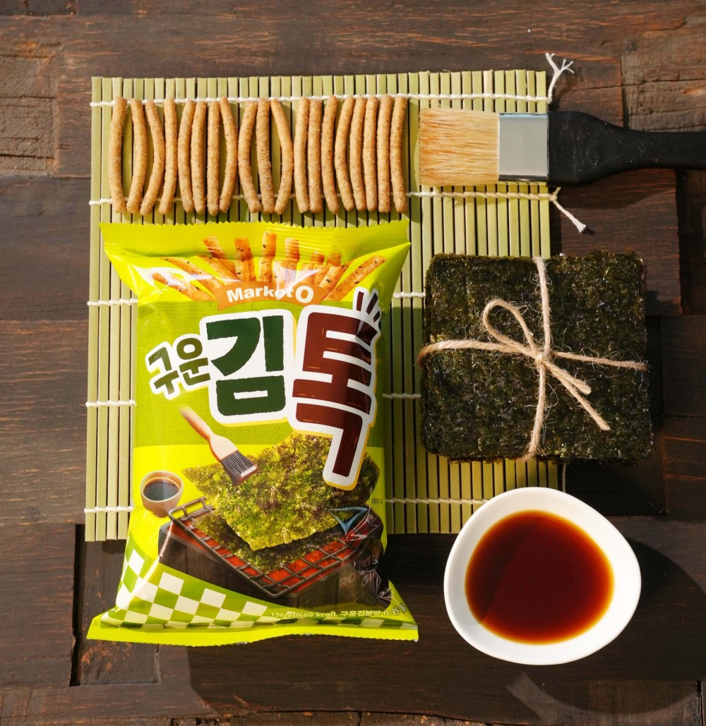 오리온 ‘마켓오 구운김톡’ 선보여