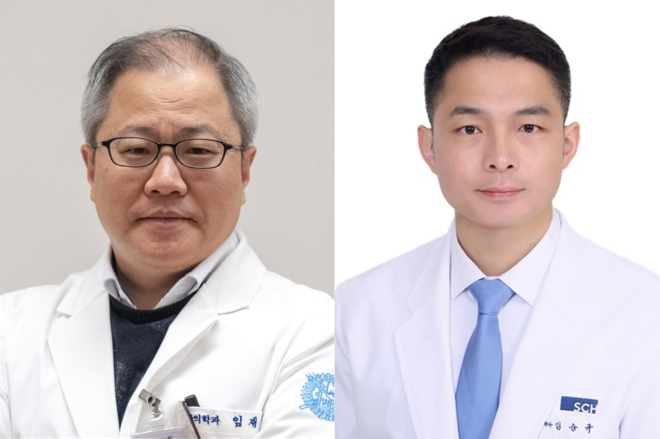 (왼쪽부터) 분당서울대병원 재활의학과 임재영 교수, 순천향대천안병원 재활의학과 임승규 교수. 사진=분당서울대병원