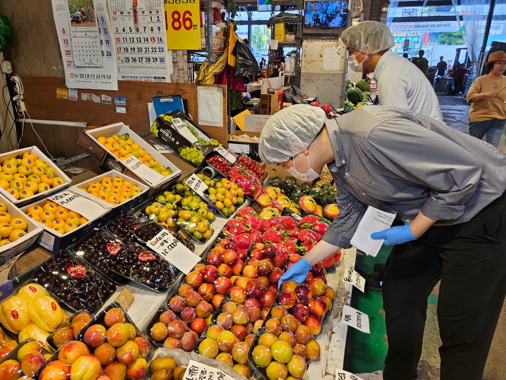 농협경제지주, 세스코와 대전공판장에서 식품안전 및 원산지 점검 나서
