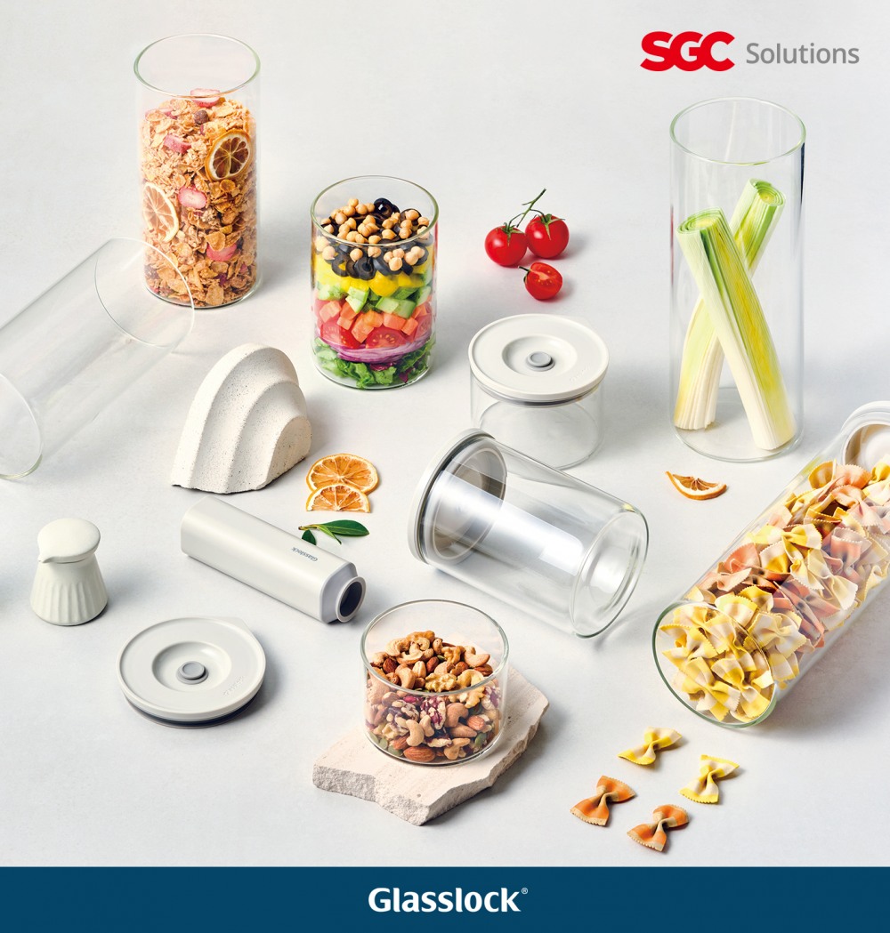 SGC솔루션, 원형 진공 유리밀폐용기 ‘글라스락 버큠 원형’ 선보여