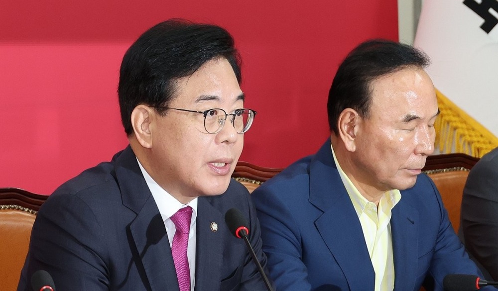 발언하는 국민의힘 송언석 비대위원장(사진=연합뉴스)