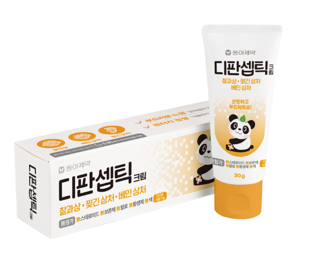동아제약, 어린이 상처 치료제 ‘디판셉틱 크림’ 출시..."상처 소독과 피부 재생을 동시에"