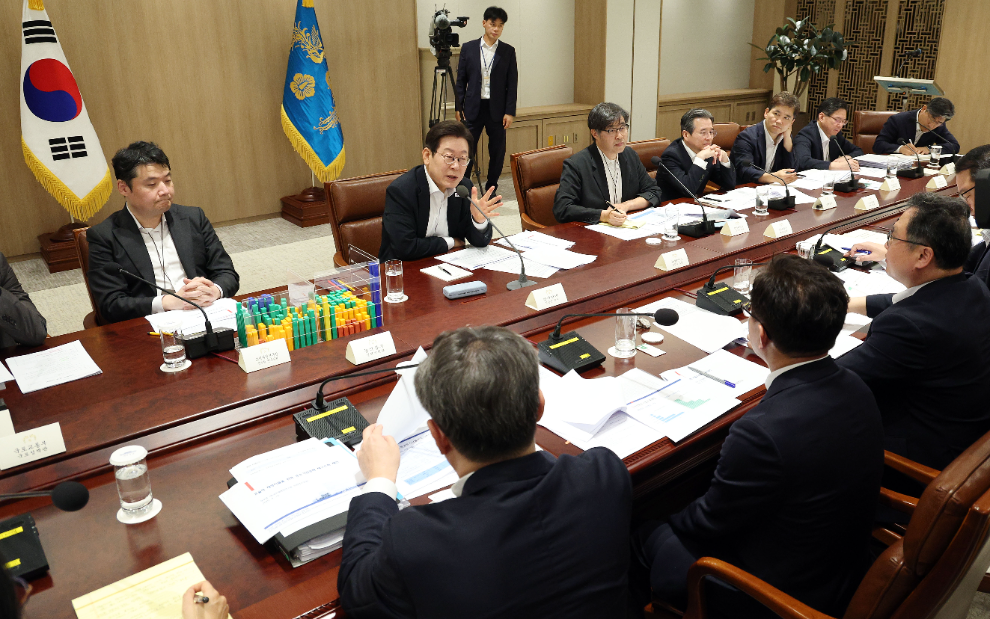 이재명 대통령, 나라재정 절약 간담회 주재(사진=연합뉴스)