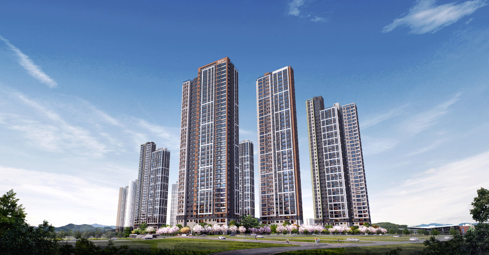 원주역 우미린 더 스텔라 투시도.(사진=우미건설)