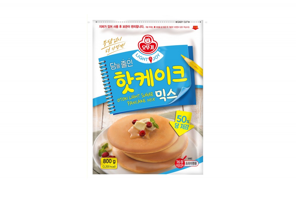 오뚜기, LIGHT&JOY ‘당을줄인 핫케이크믹스’ 선보여