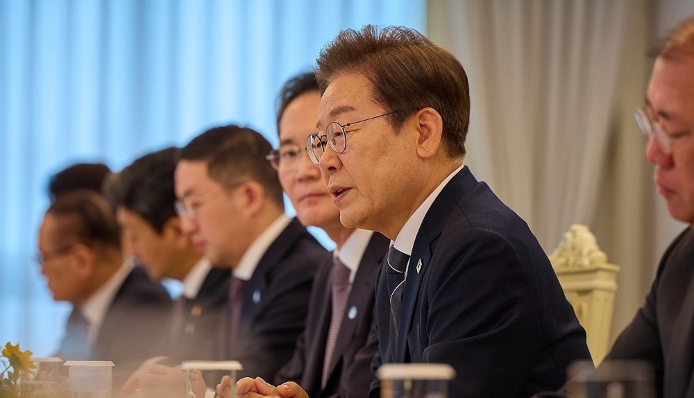 6경제단체·기업인 간담회 주재한 이재명 대통령(사진=연합뉴스)