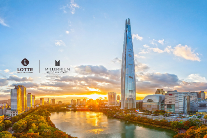 롯데호텔앤리조트, 밀레니엄호텔앤리조트와 업무협약(MOU) 체결 이미지. (사진=롯데호텔앤리조트)