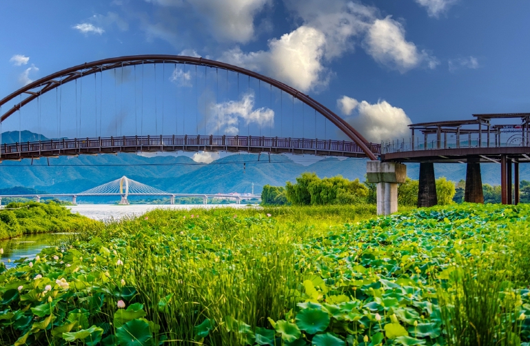 마장달빛교 전경