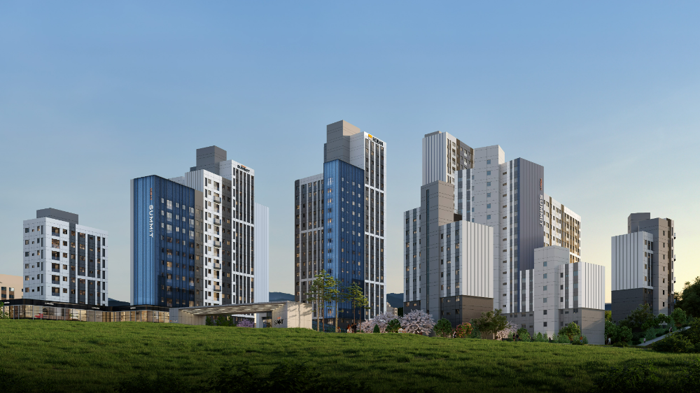 미성동 건영아파트 재건축 투시도.(사진=호반건설)