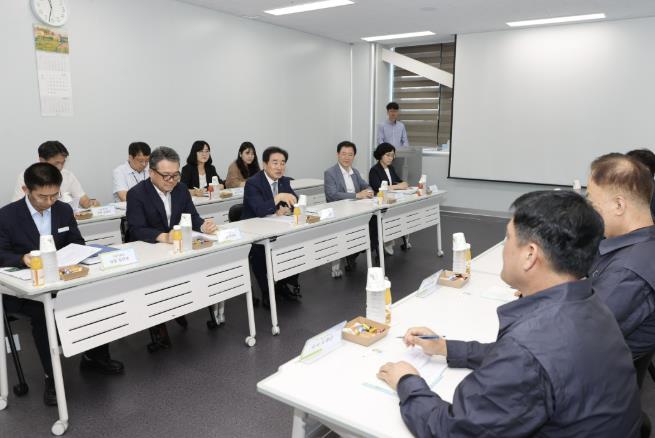 진천군, 기업 애로사항 해소 현장 소통 간담회 개최