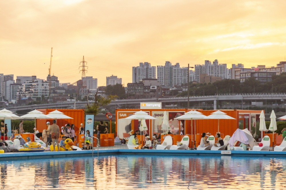 삼양식품, 한강수영장 팝업존 진행