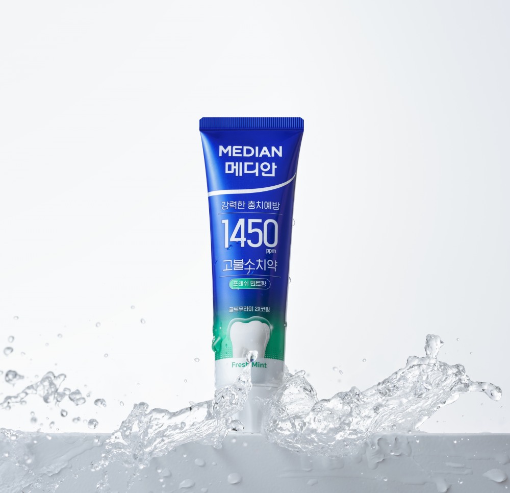 메디안, 리뉴얼 BI 공개하고 신제품 고불소 치약 출시