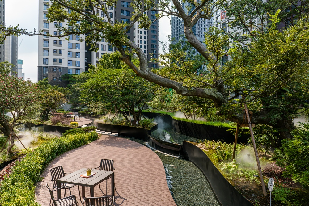 삼성물산 래미안 원베일리의 그린 캐스케이드.(사진=삼성물산 건설부문)