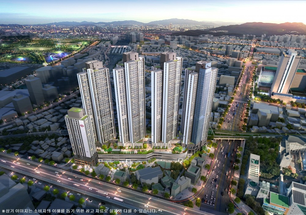 서면 어반센트 데시앙 조감도