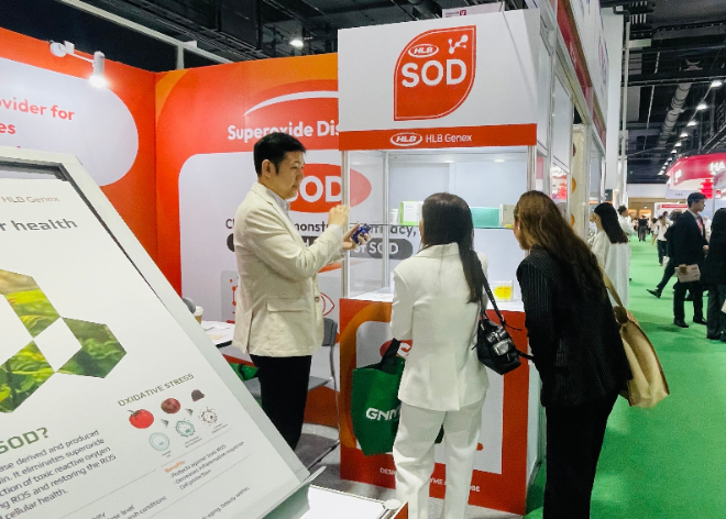 HLB제넥스, 비타푸드 아시아서 항산화 효소 ‘SOD’ 홍보 박차