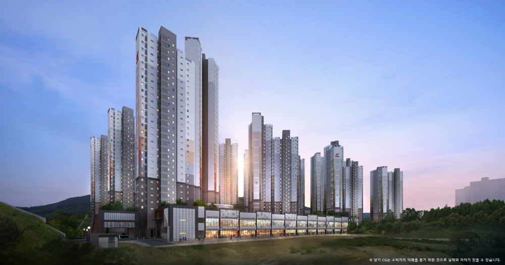 힐스테이트 용인포레 투시도.(사진=현대엔지니어링)