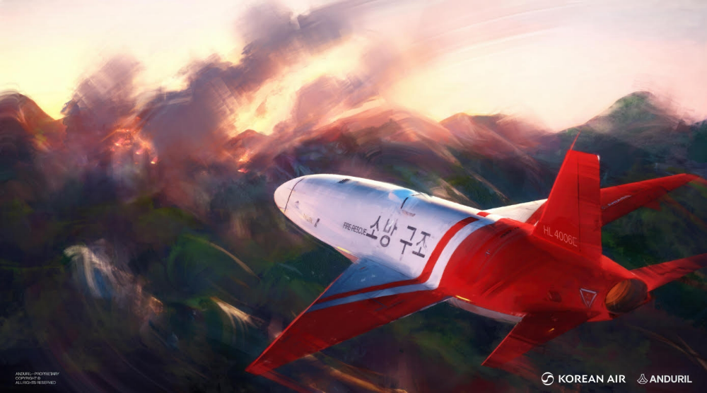 대한항공과 미국 방산기업 안두릴 인더스트리즈(Anduril Industries)는 전 세계 대규모 산불 예방을 위한 통합 솔루션 공동 개발을 추진한다.(사진=안두릴 인더스트리즈)