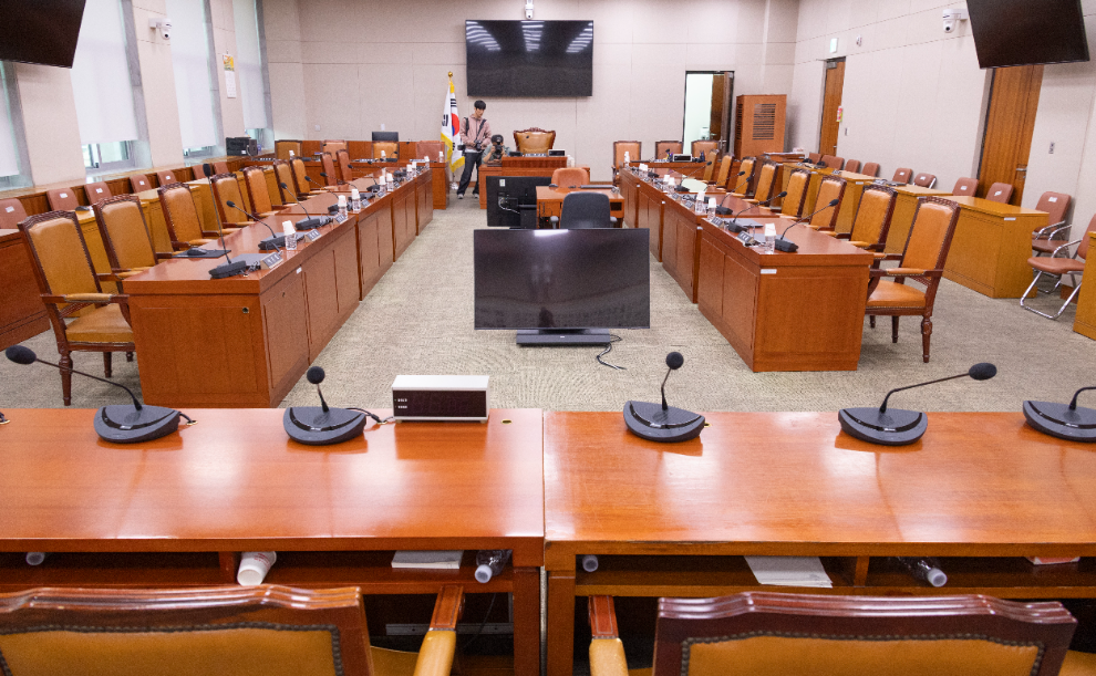 2025년 국정감사를 앞둔 법사위 국감장(사진=연합뉴스)