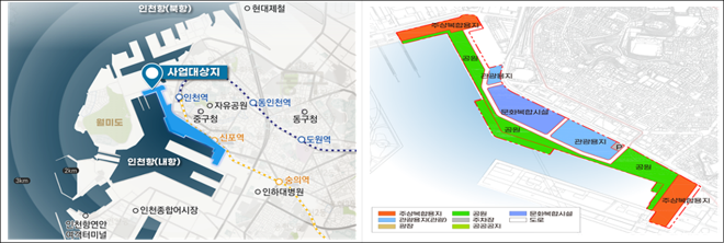 사업 위치도 및 토지이용계획(안) / 인천시청