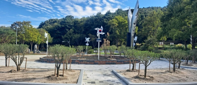 계룡시, 나라사랑 고취 위한 ‘무궁화동산’ 정비 완료