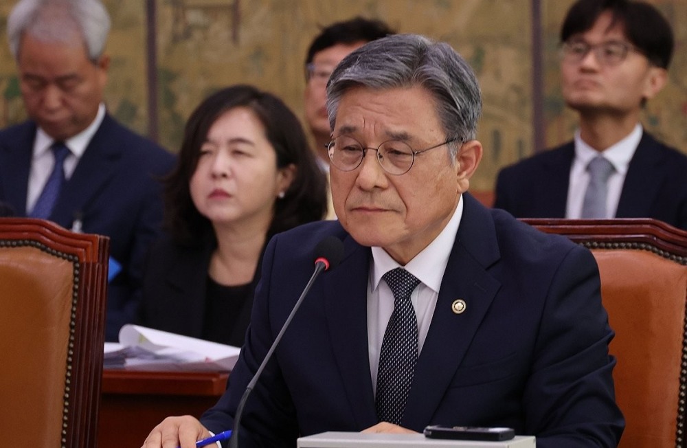 국감 질의 듣는 허민 국가유산청장(사진=연합뉴스)