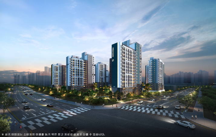 운정신도시 푸르지오 더 스마트 투시도.(사진=대우건설)