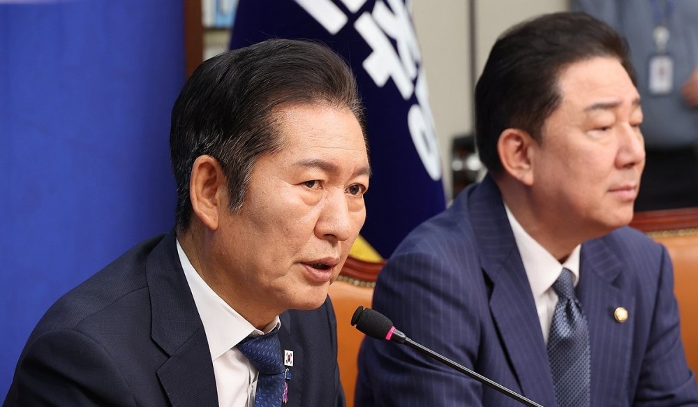 발언하는 정청래 대표(사진=연합뉴스)