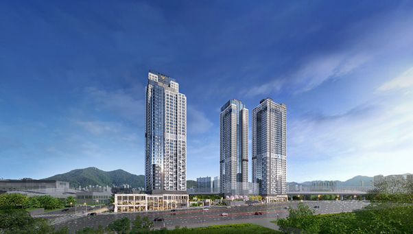 평촌 롯데캐슬 르씨엘 투시도.